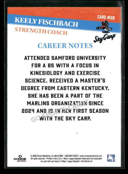 2026 Beloit Sky Carp Keely Fischbach
