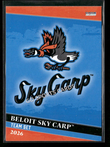 2026 Beloit Sky Carp Header Checklist