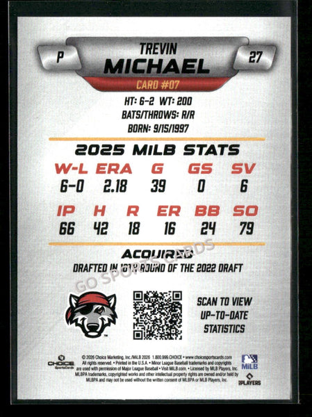 2026 Erie SeaWolves Trevin Michael