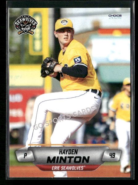 2026 Erie SeaWolves Hayden Minton