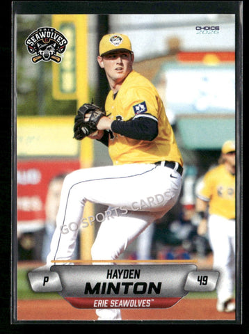 2026 Erie SeaWolves Hayden Minton