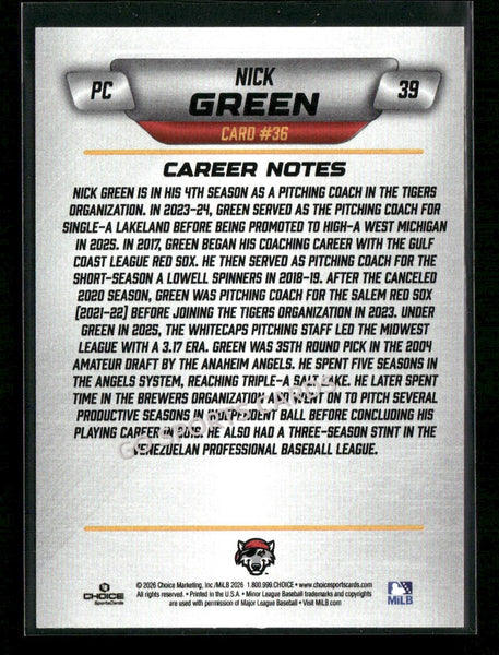2026 Erie SeaWolves Nick Green