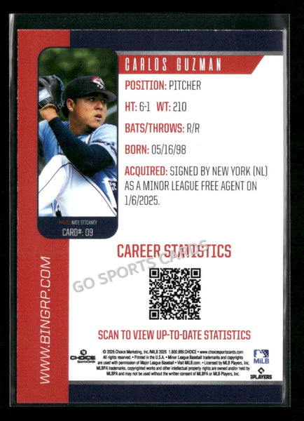 2026 Binghamton Rumble Ponies Carlos Guzman