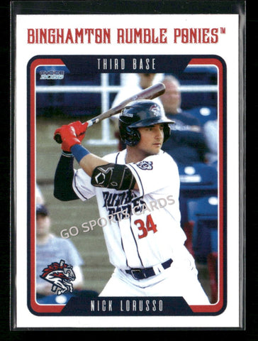 2026 Binghamton Rumble Ponies Nick Lorusso