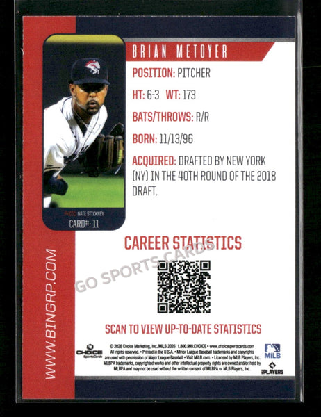 2026 Binghamton Rumble Ponies Brian Metoyer