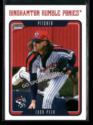 2026 Binghamton Rumble Ponies Zach Peek