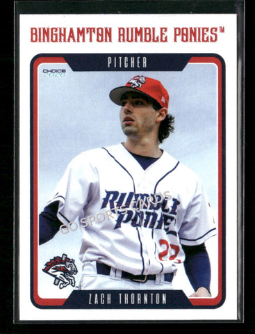 2026 Binghamton Rumble Ponies Zach Zac Thornton