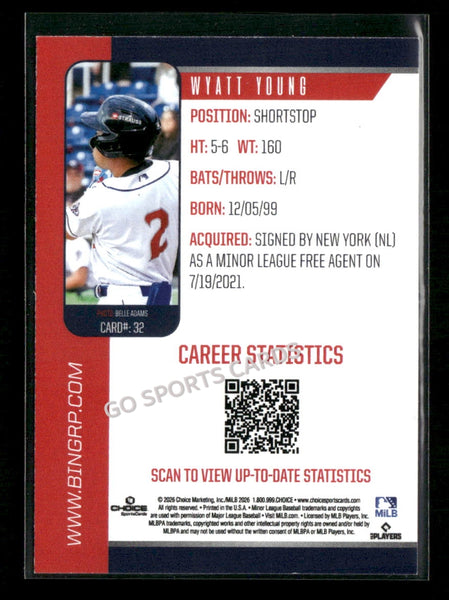2026 Binghamton Rumble Ponies Wyatt Young