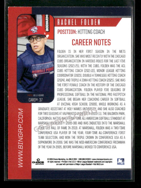 2026 Binghamton Rumble Ponies Rachel Folden