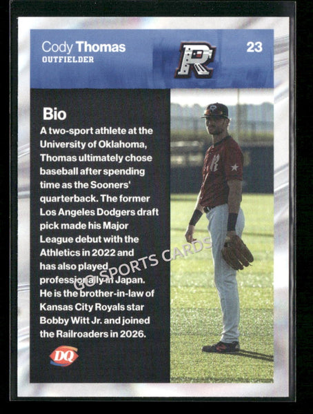 2026 Cleburne Railroaders Cody Thomas