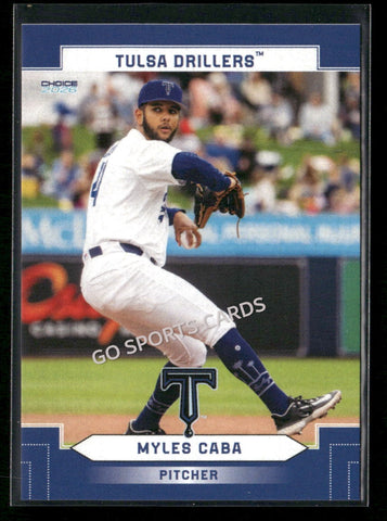 2026 Tulsa Drillers Myles Caba