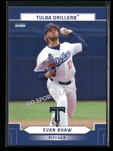 2026 Tulsa Drillers Evan Shaw