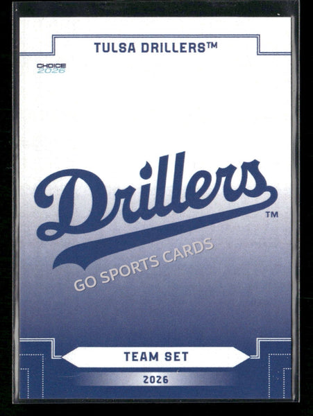 2026 Tulsa Drillers Header Checklist