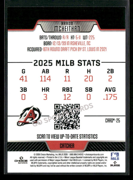 2026 Arkansas Travelers Aaron McKeithan
