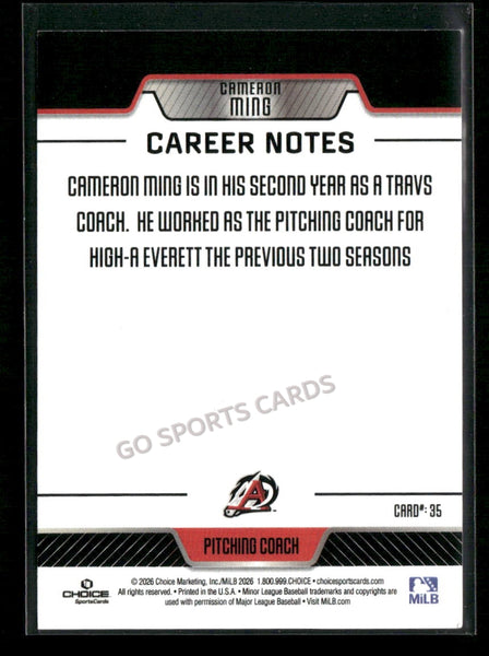 2026 Arkansas Travelers Cameron Ming