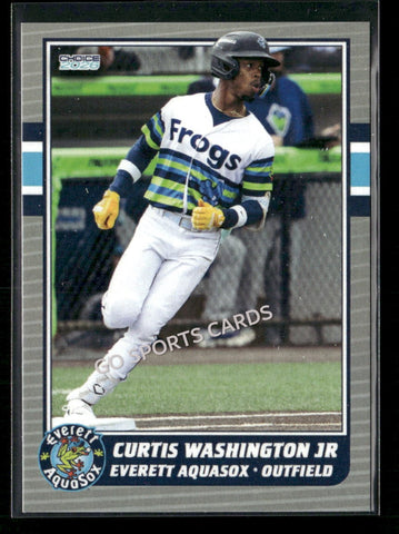 2026 Everett AquaSox Curtis Washington Jr