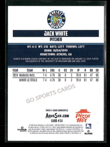 2026 Everett AquaSox Jack White
