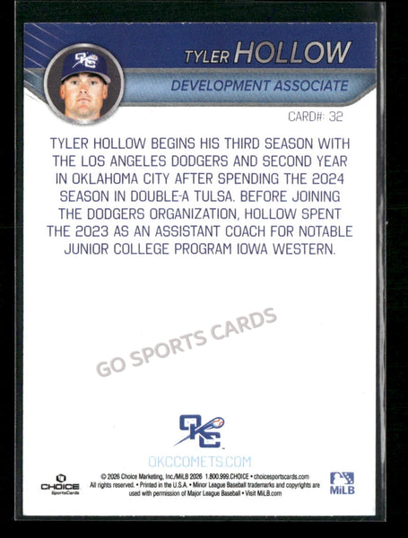 2026 Oklahoma City Comets Tyler Hollow