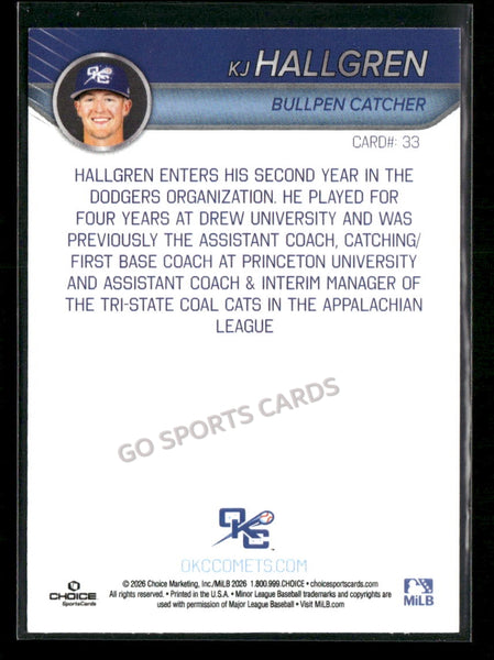 2026 Oklahoma City Comets KJ Hallgren