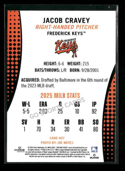 2026 Frederick Keys Jacob Cravey
