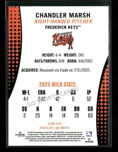 2026 Frederick Keys Chandler Marsh
