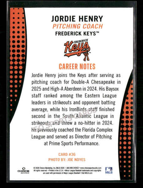 2026 Frederick Keys Jordie Henry