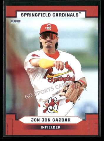 2026 Springfield Cardinals Jon Jon Gazdar