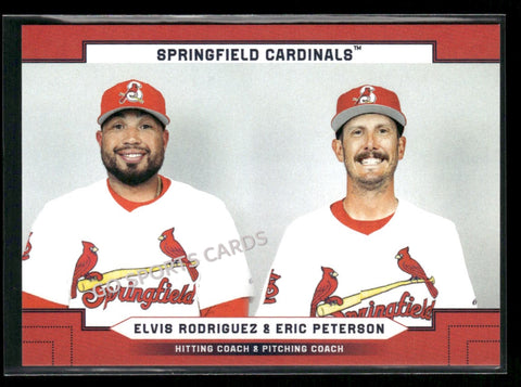 2026 Springfield Cardinals Elvis Rodriguez Eric Peterson