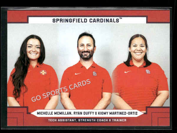 2026 Springfield Cardinals Michelle McMillan Ryan Duffy Kiomy Martinez Ortiz