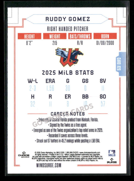2026 Wichita Wind Surge Ruddy Gomez