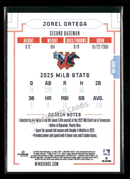 2026 Wichita Wind Surge Jorel Ortega
