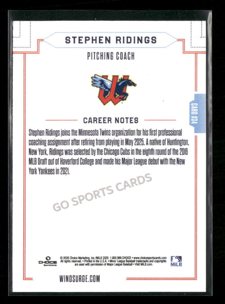 2026 Wichita Wind Surge Stephen Ridings