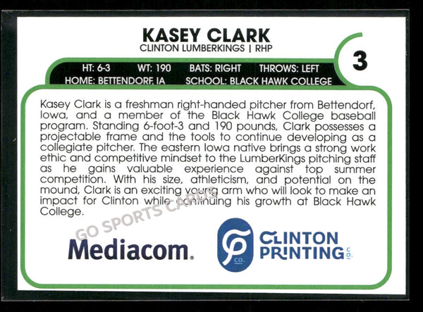2026 Clinton LumberKings Kasey Clark