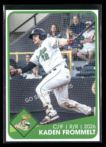 2026 Clinton LumberKings Kaden Frommelt