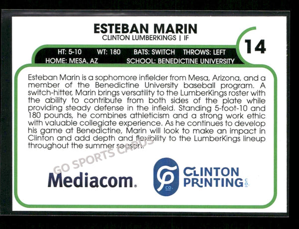 2026 Clinton LumberKings Esteban Marin