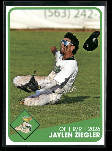 2026 Clinton LumberKings Jaylen Ziegler