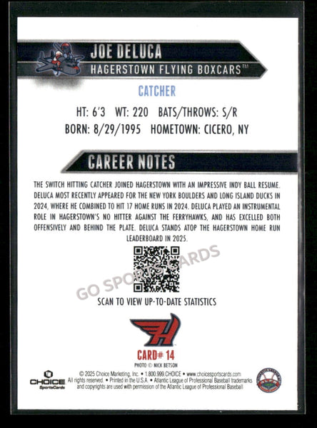 2025 Hagerstown Flying Boxcars Joe Deluca