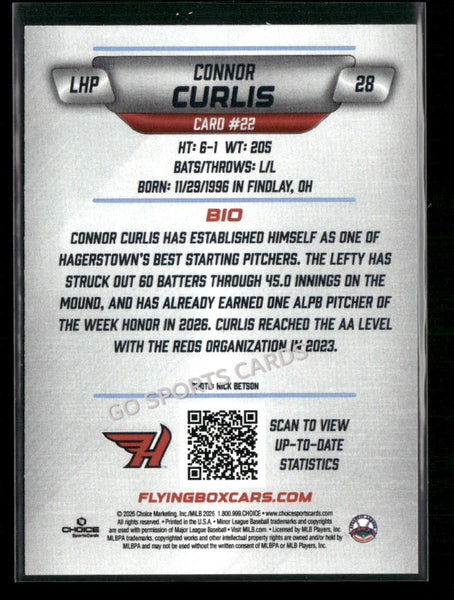 2026 Hagerstown Flying Boxcars Connor Curlis