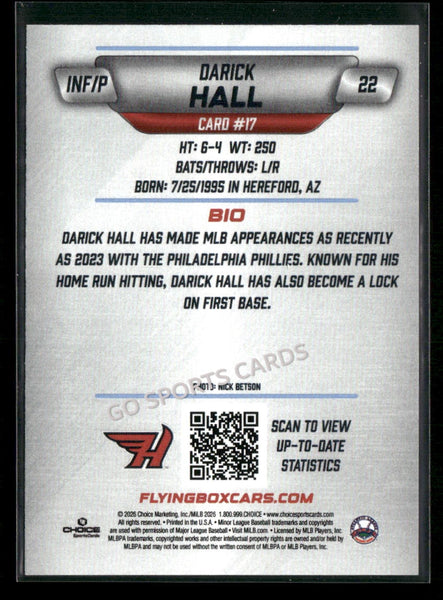 2026 Hagerstown Flying Boxcars Darick Hall