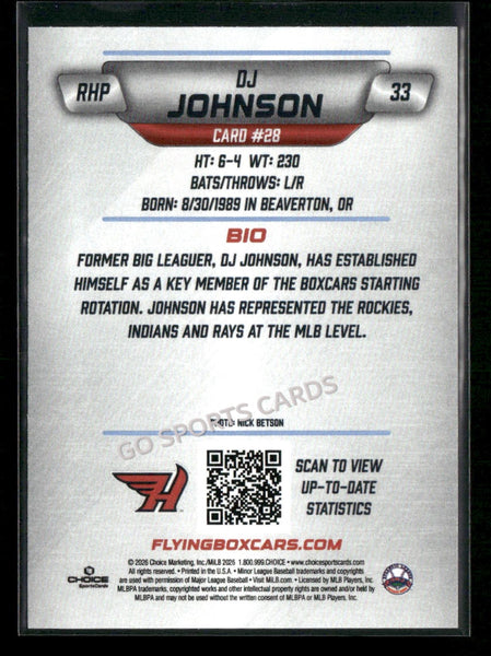 2026 Hagerstown Flying Boxcars DJ Johnson
