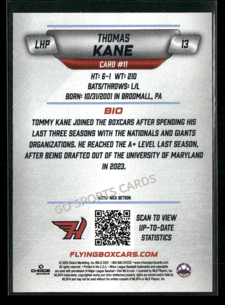 2026 Hagerstown Flying Boxcars Thomas Kane