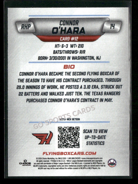 2026 Hagerstown Flying Boxcars Connor O'Hara