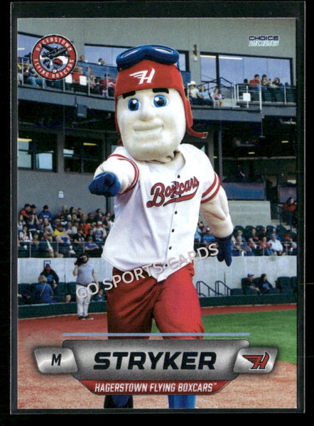 2026 Hagerstown Flying Boxcars Stryker Mascot