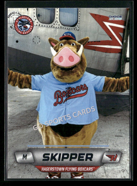 2026 Hagerstown Flying Boxcars Skipper Mascot