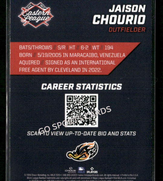 2026 Eastern League Top Prospects 2nd Jaison Chourio