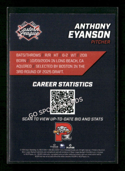 2026 Eastern League Top Prospects 2nd Anthony Eyanson