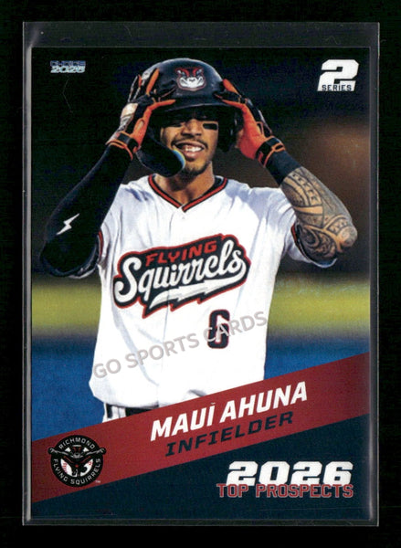 2026 Eastern League Top Prospects 2nd Maui Ahuna CORRECT