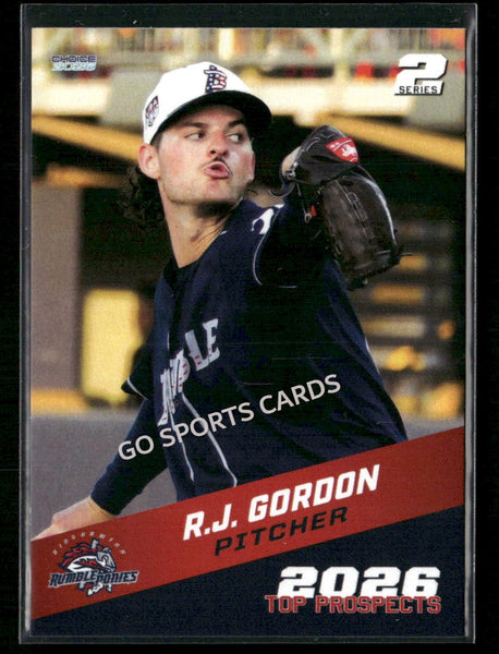 2026 Eastern League Top Prospects 2nd RJ Gordon