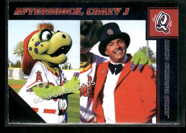 2026 Rancho Cucamonga Quakes Tremor Aftershock Crazy J Mascot