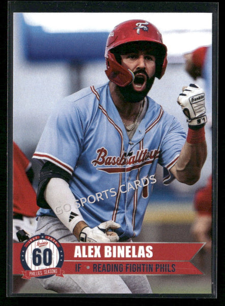 2026 Reading Phils 3rd Alex Binelas
